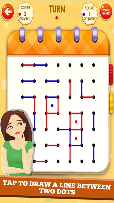 Capturas de pantalla de Dots & Boxes : Connecting Game