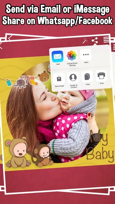Capturas de tela do Kids Photo Frames Editor & Photo Collage