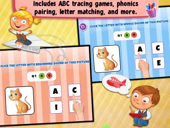 Zrzuty ekranu EduLand - Preschool Kids Learn English ABC Phonics iPad 