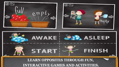 Ảnh chụp màn hình của Kids Opposites Learning Games