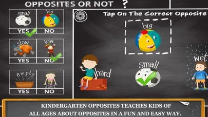 Ảnh chụp màn hình của Kids Opposites Learning Games