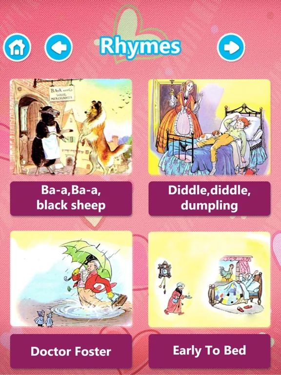 Ảnh chụp màn hình của Famous Rhymes, Songs & Stories iPad 