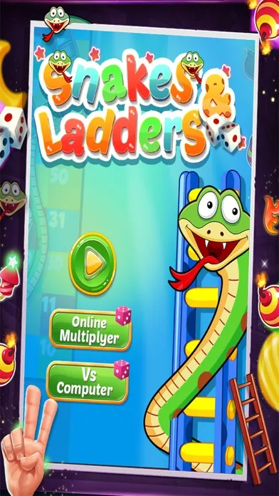 Capturas de tela do Snakes & Ladders - Glow & Neon
