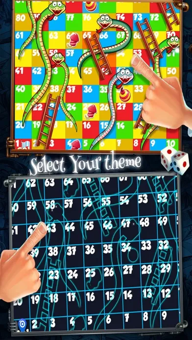 Capturas de tela do Snakes & Ladders - Glow & Neon
