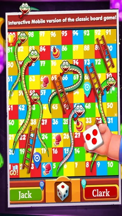 Capturas de tela do Snakes & Ladders - Glow & Neon