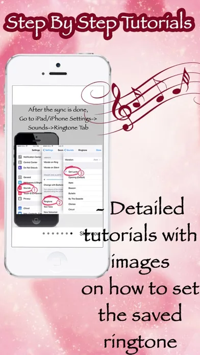 Capturas de tela do Valentine's Day Ringtones, Love Songs & Music