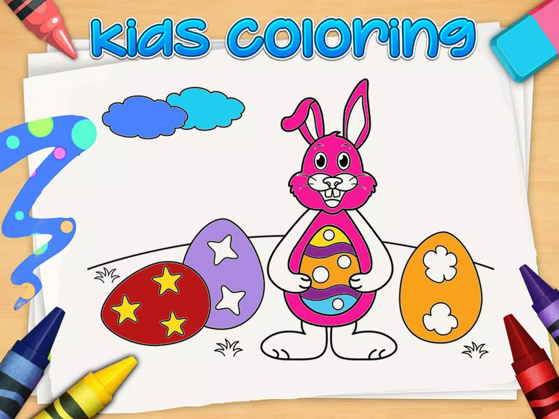 Скриншоты Easter Coloring Book For Kids! Draw, Color & Paint iPad 