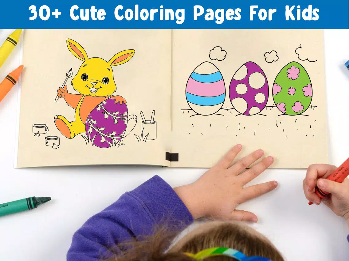 Скриншоты Easter Coloring Book For Kids! Draw, Color & Paint iPad 