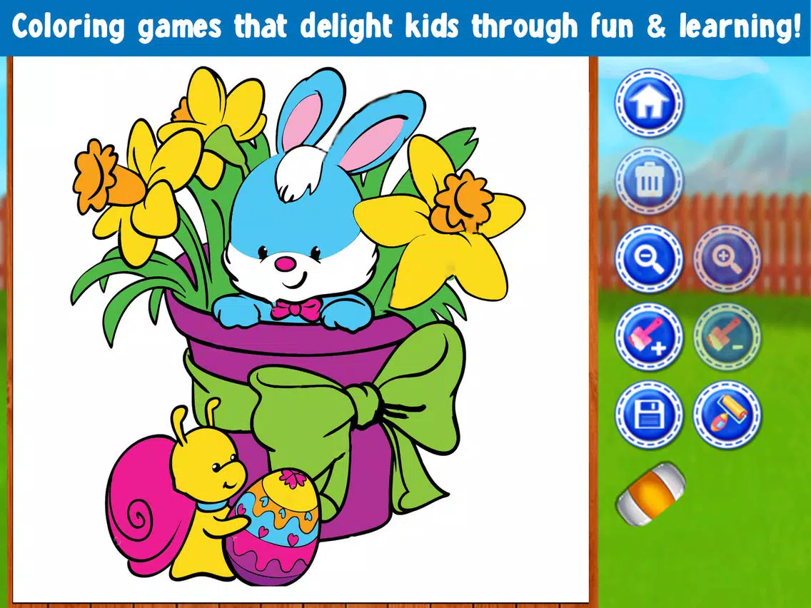 Скриншоты Easter Coloring Book For Kids! Draw, Color & Paint iPad 