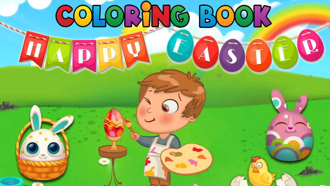 Скриншоты Easter Coloring Book For Kids! Draw, Color & Paint