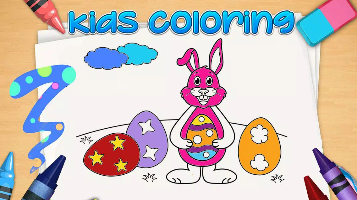 Скриншоты Easter Coloring Book For Kids! Draw, Color & Paint