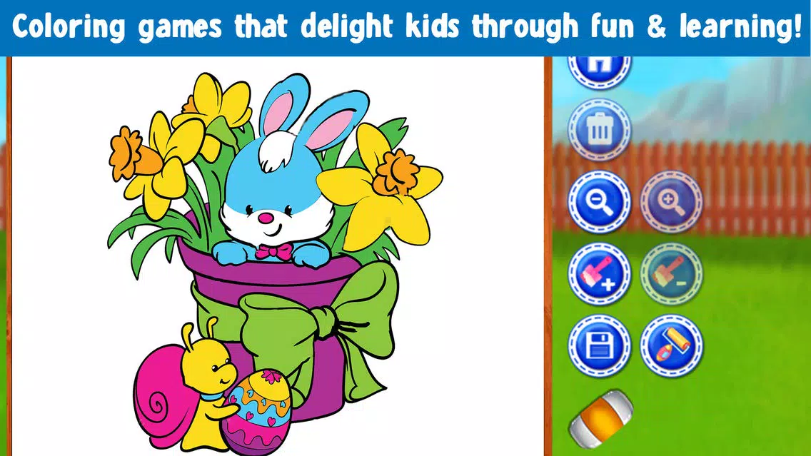 Скриншоты Easter Coloring Book For Kids! Draw, Color & Paint