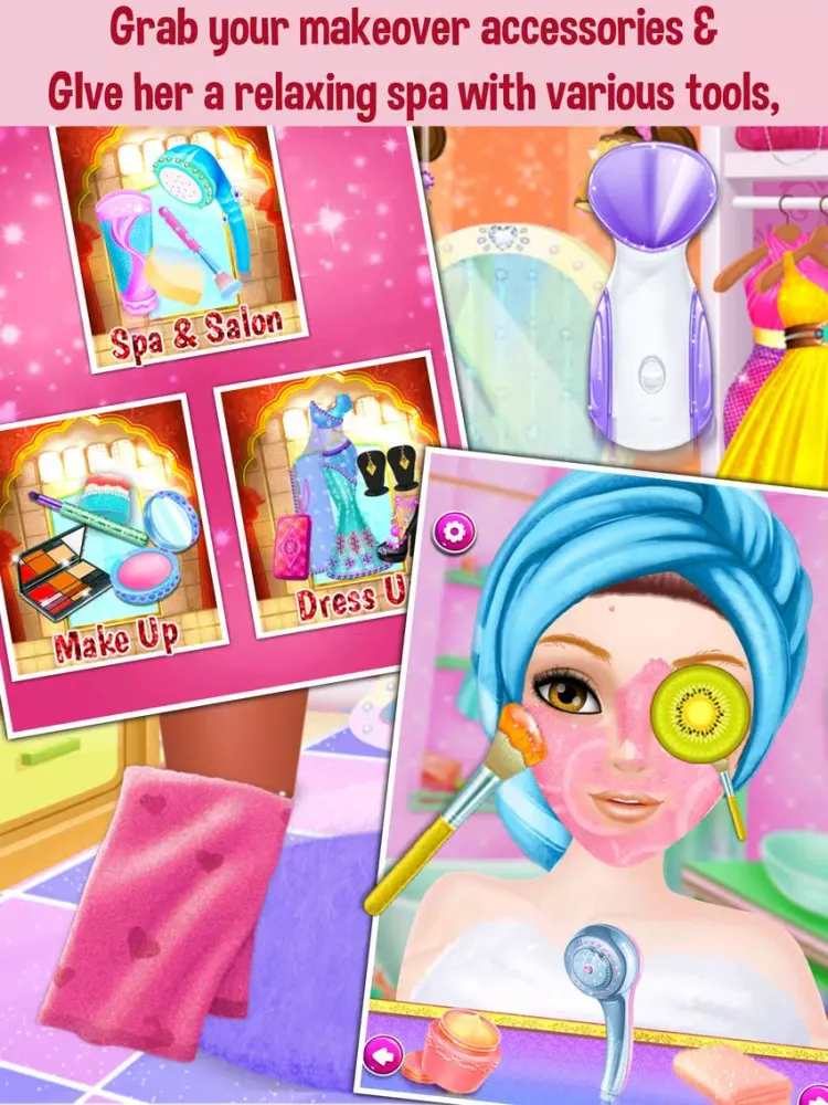 Zrzuty ekranu Indian Fashion Doll Makeover Salon iPad 