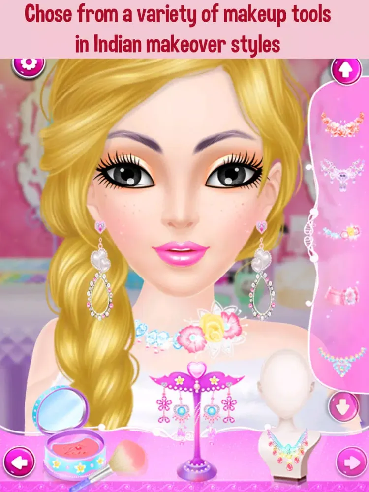 Zrzuty ekranu Indian Fashion Doll Makeover Salon iPad 