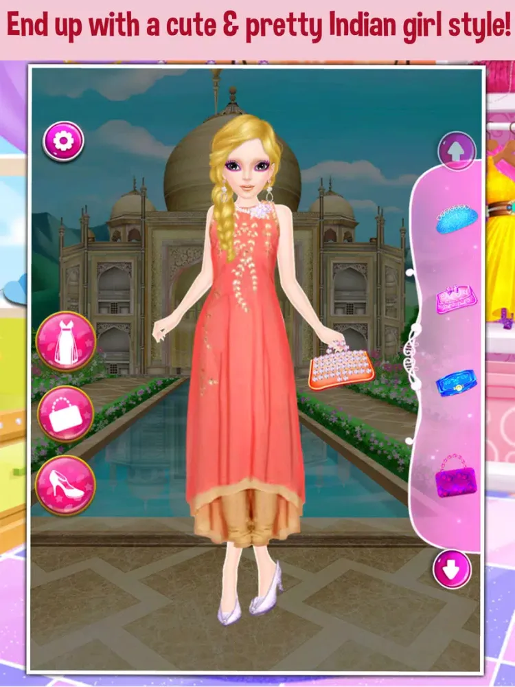 Zrzuty ekranu Indian Fashion Doll Makeover Salon iPad 