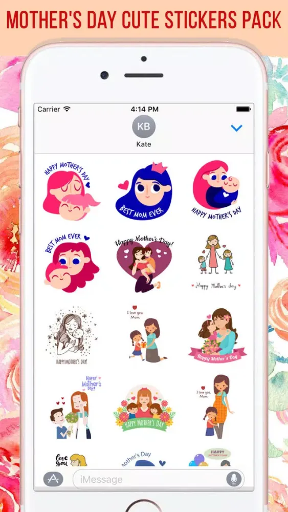Mother's Day Stickers Pack应用截图
