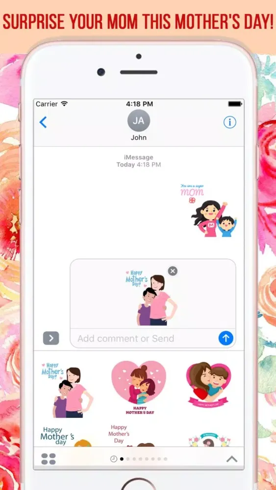 Mother's Day Stickers Pack应用截图