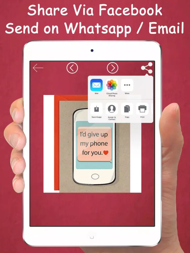 Capturas de pantalla de Valentines Day Love Cards & Greetings Free! iPad 