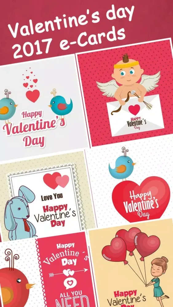 Happy Valentine's Day 2017 Cards Free स्क्रीनशॉट