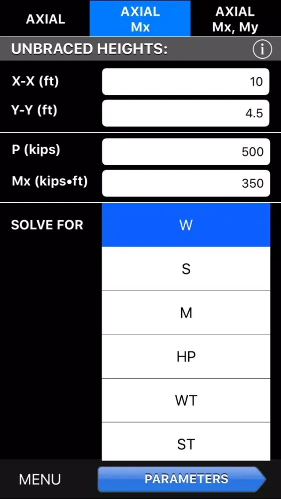 Captures d'écran de Steel Columns Checker.