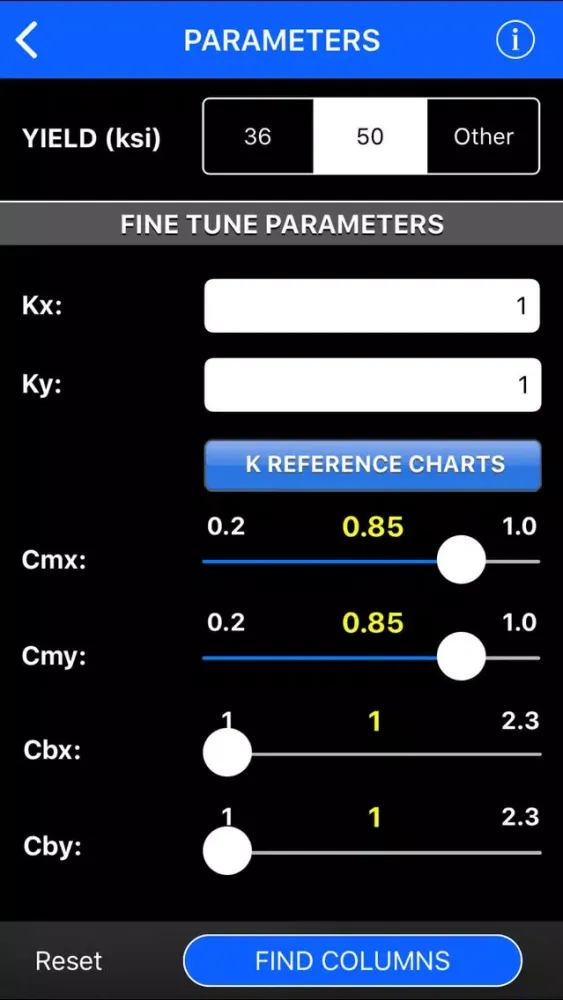 Captures d'écran de Steel Columns Checker.