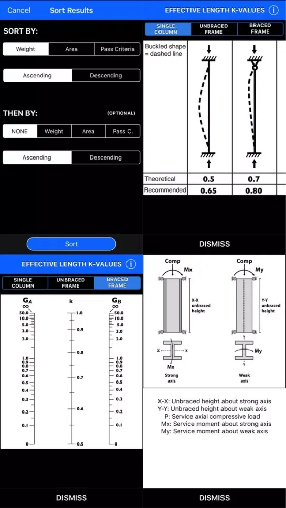 Captures d'écran de Steel Columns Checker.