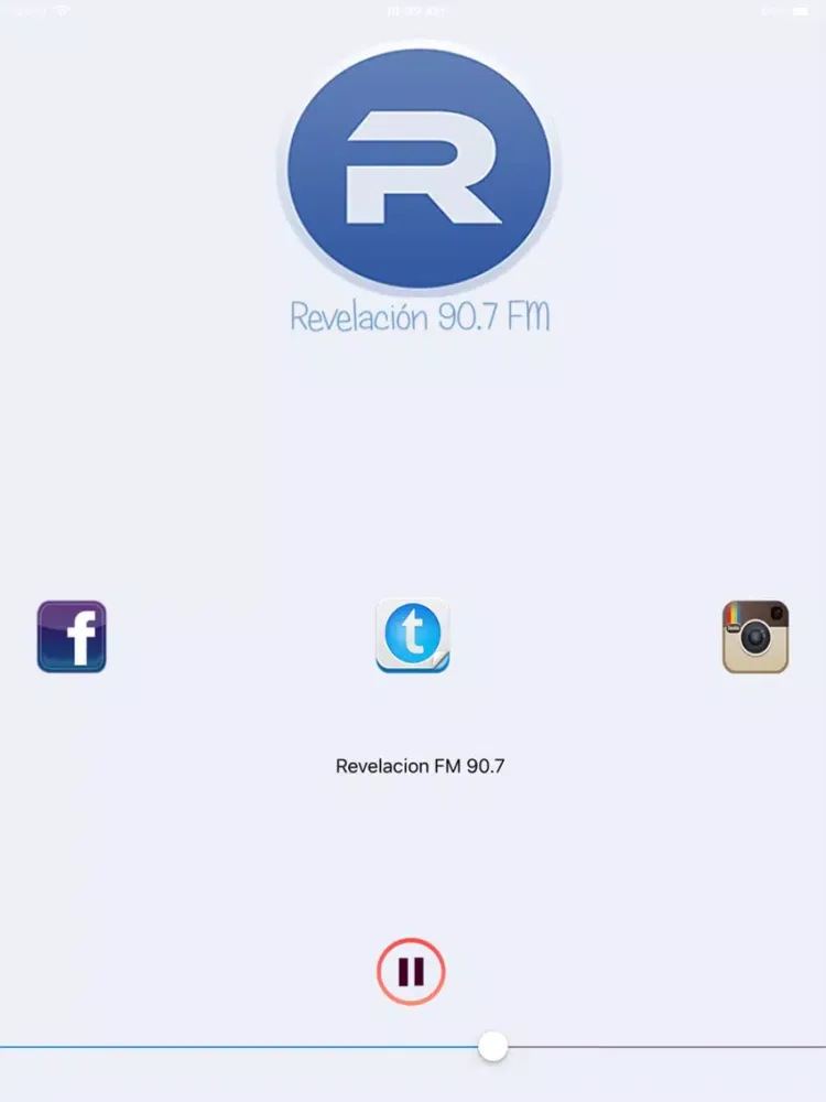 Revelación 90.7 FM iPad  Ekran Görüntüleri