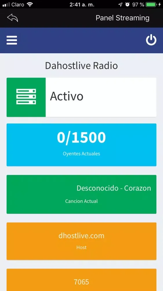 DHOSTLIVE スクリーンショット