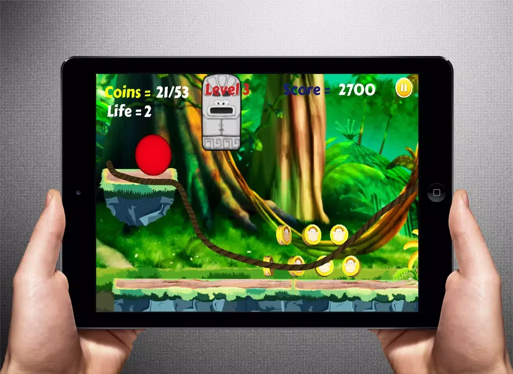 Jungle Ball Lite: Tilt & Draw iPad  স্ক্রিনশট