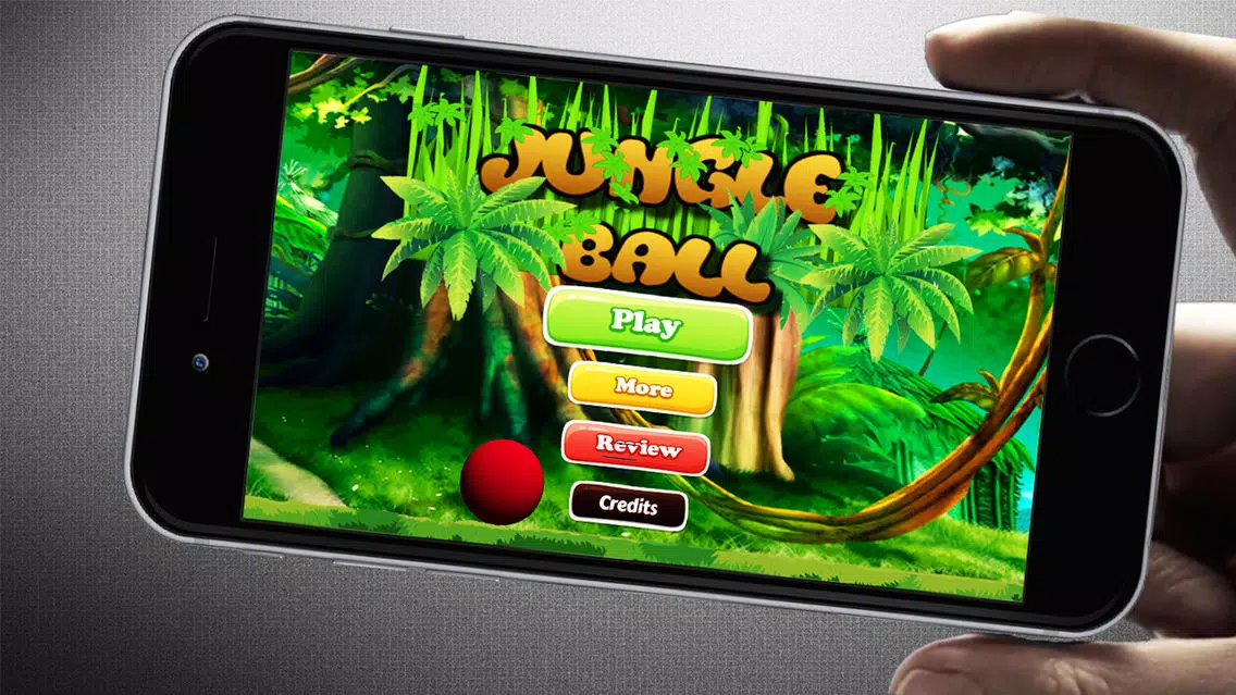 Ảnh chụp màn hình của Jungle Ball Lite: Tilt & Draw