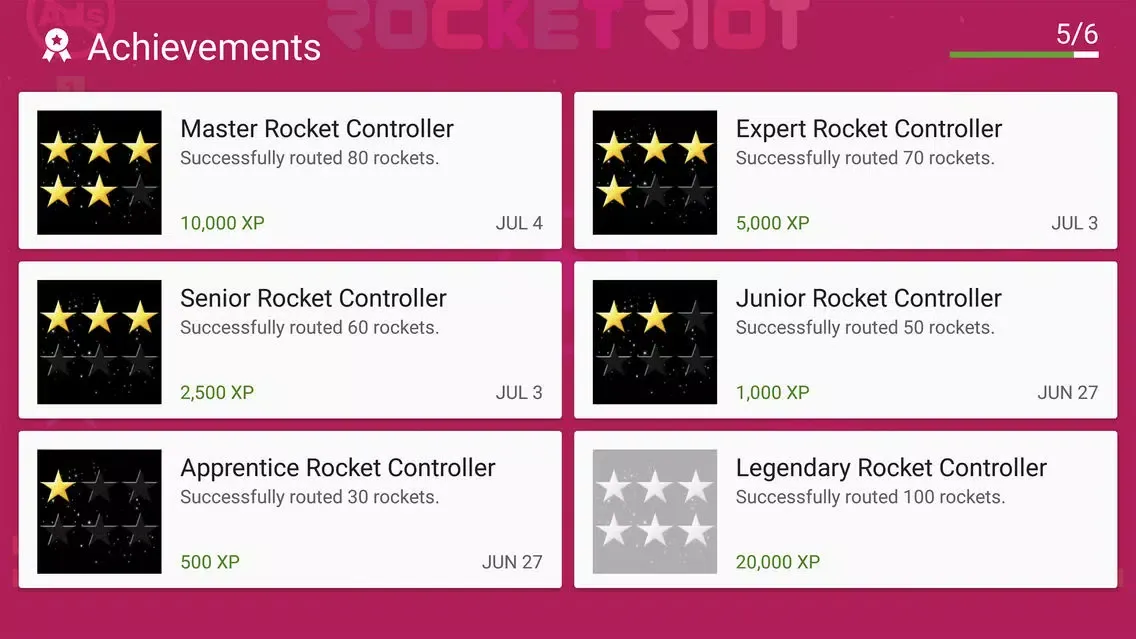 Tangkapan skrin Rocket Riot: Traffic Control