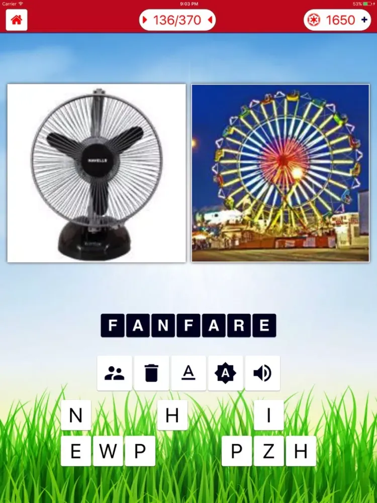 Funny 2 Pics 1 Word iPad 應用截圖