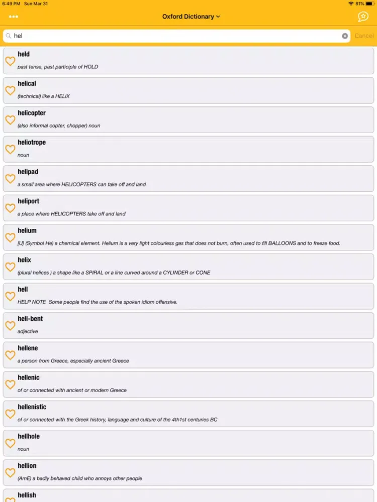صور Advanced English Dictionary #1 iPad 