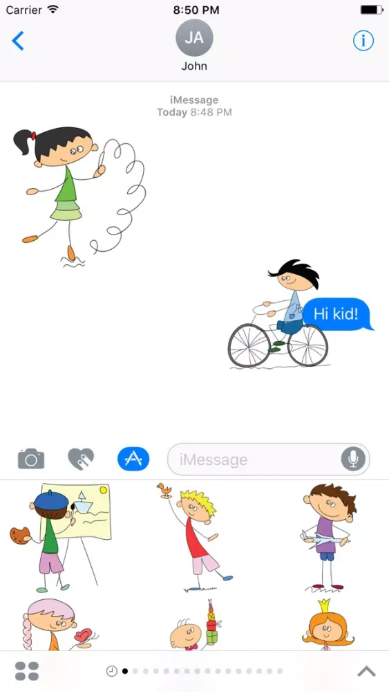 Cartoon Face Emoji Sticker - DHS Pack 02应用截图