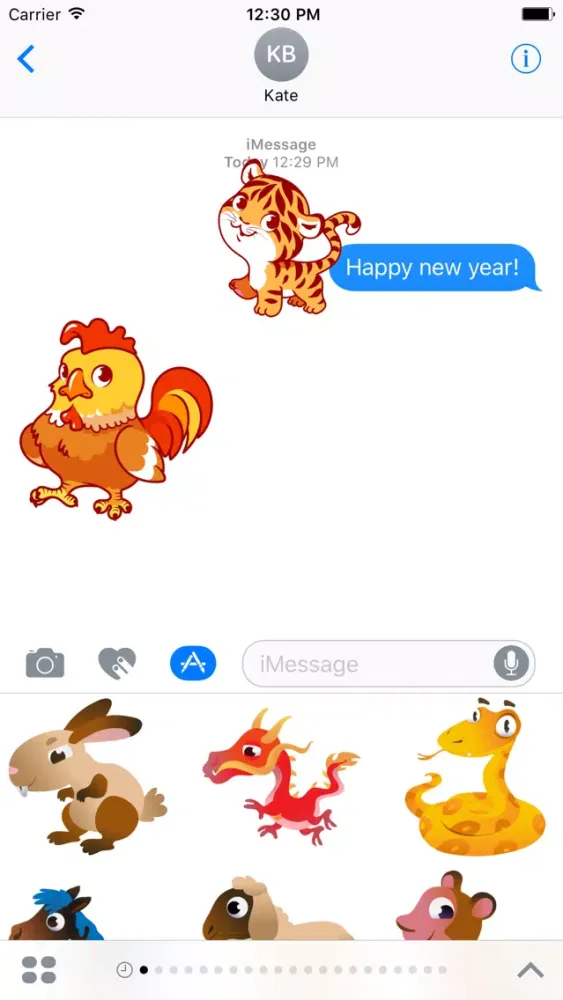 Captures d'écran de Chinese Zodiac - Luna Year Sticker Pack 02