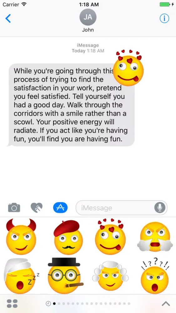 Cute Emotions - Cute Emoji for iMessage Screenshots