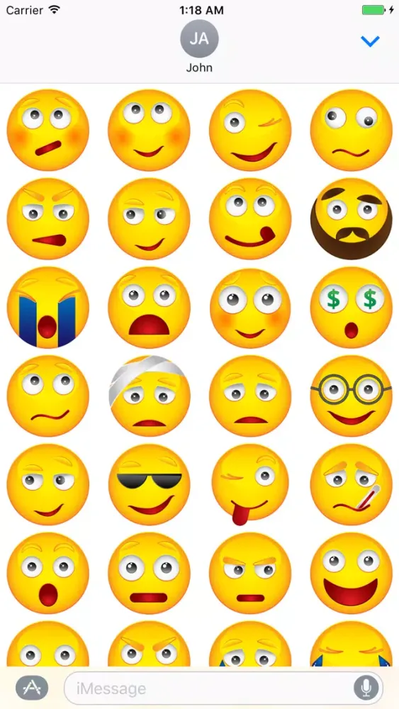 Cute Emotions - Cute Emoji for iMessage Screenshots