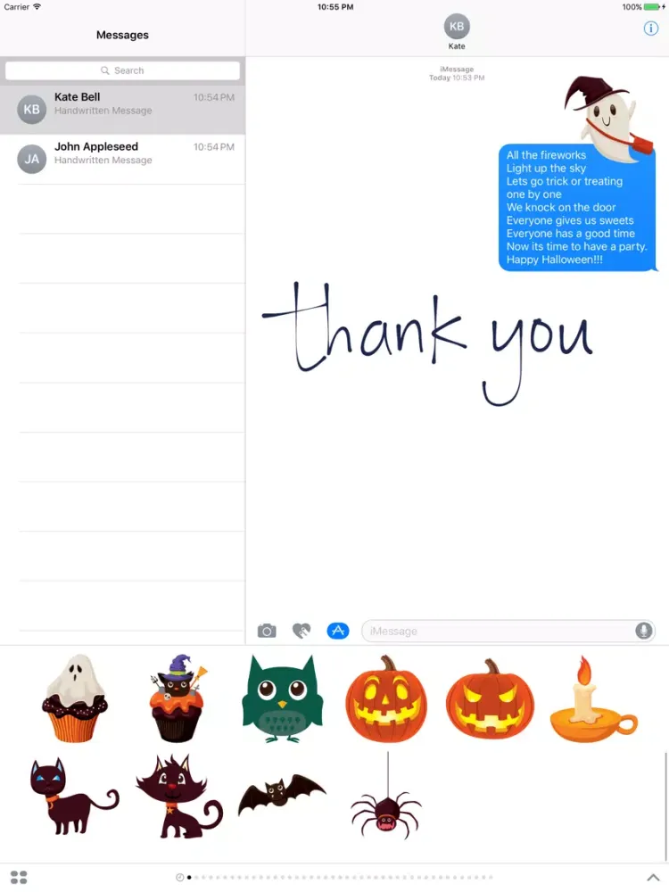 Crazy Halloween Sticker for iMessage #13 iPad 應用截圖