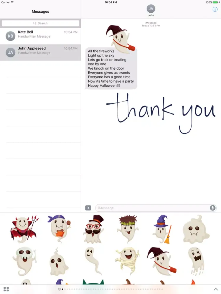 Crazy Halloween Sticker for iMessage #13 iPad 應用截圖