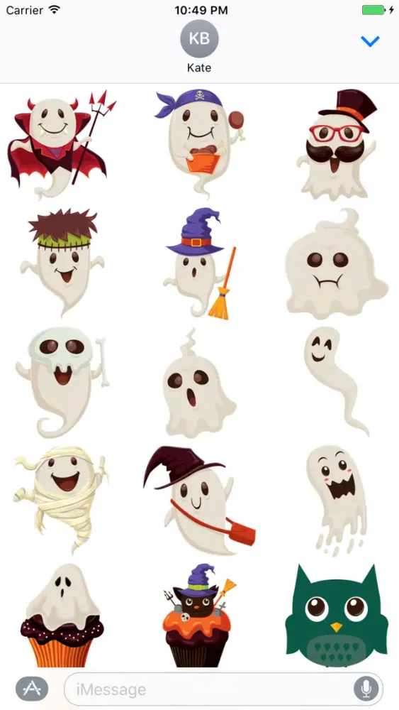 Crazy Halloween Sticker for iMessage #13應用截圖