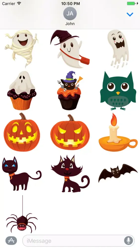 Crazy Halloween Sticker for iMessage #13應用截圖