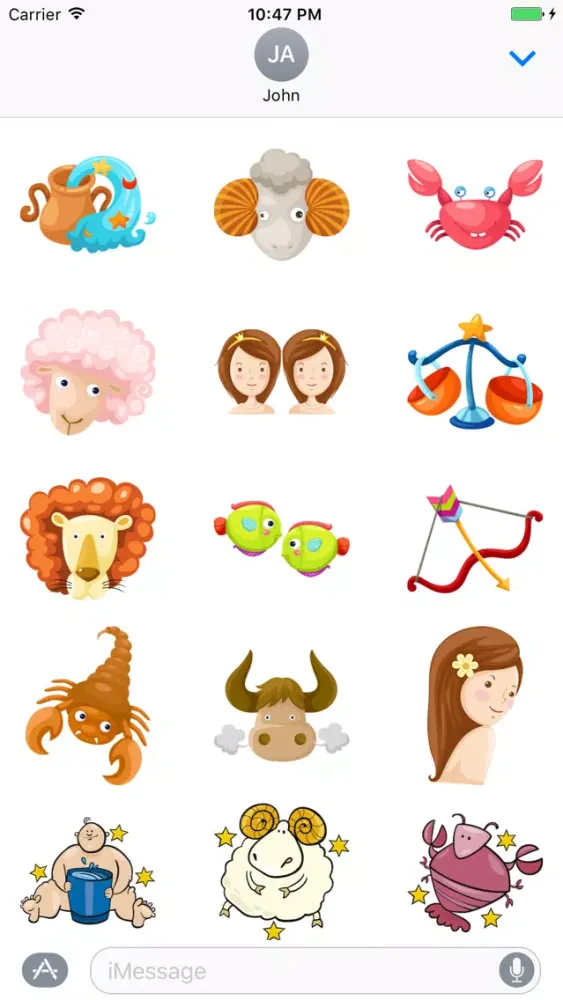 Screenshot di Horoscopes Sticker #2