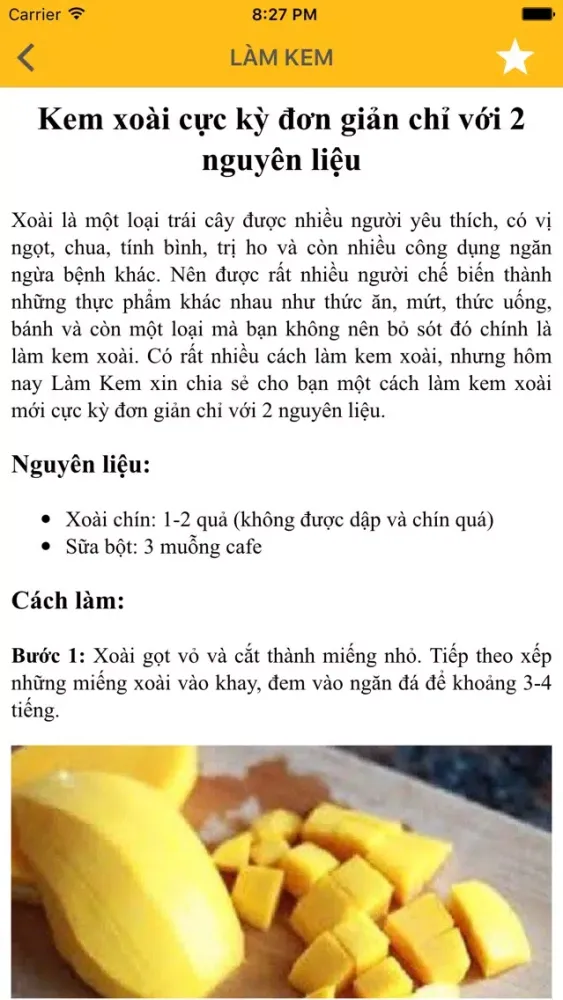 Tangkapan skrin Làm Kem