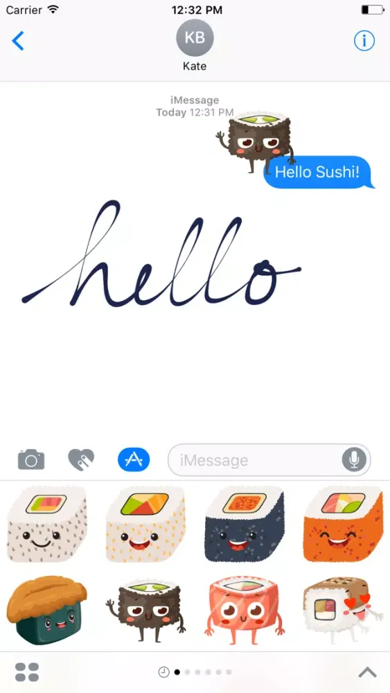 صور Sushi Stickers for iMessage #5
