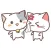 Cute Kitty Sticker for iMessage #1