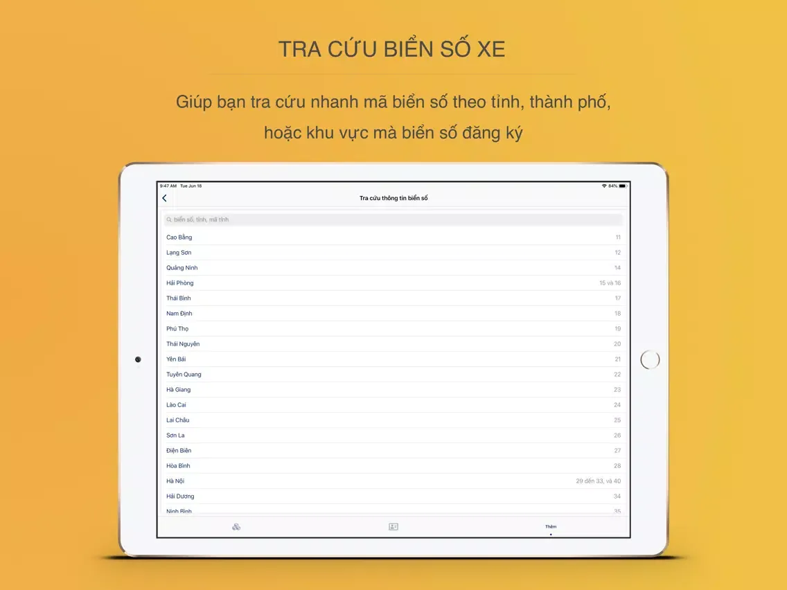 Screenshot di Tra cứu Phạt nguội - GPLX iPad 