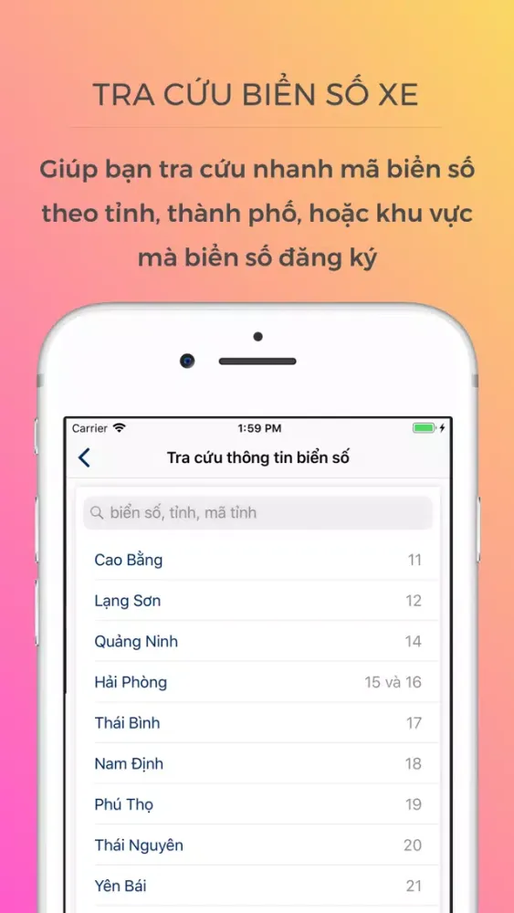 Screenshot di Tra cứu Phạt nguội - GPLX