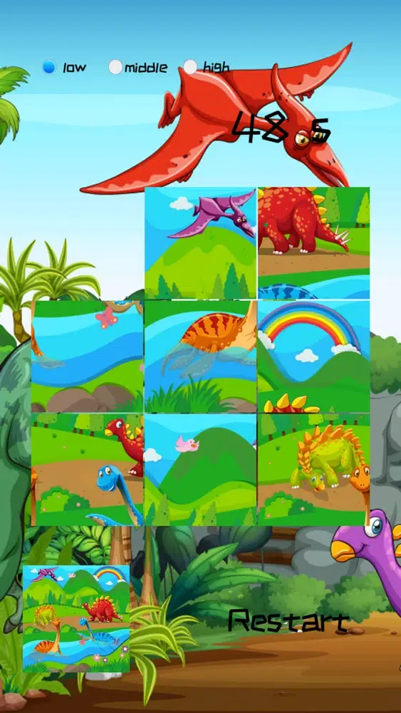 Screenshot di Dinosaur Kingdom Jigsaw