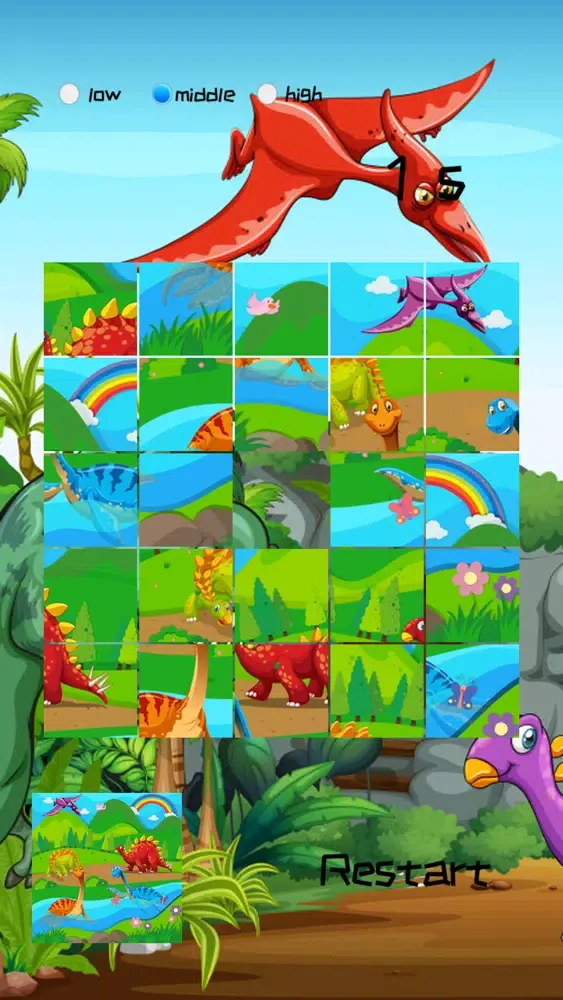 Screenshot di Dinosaur Kingdom Jigsaw