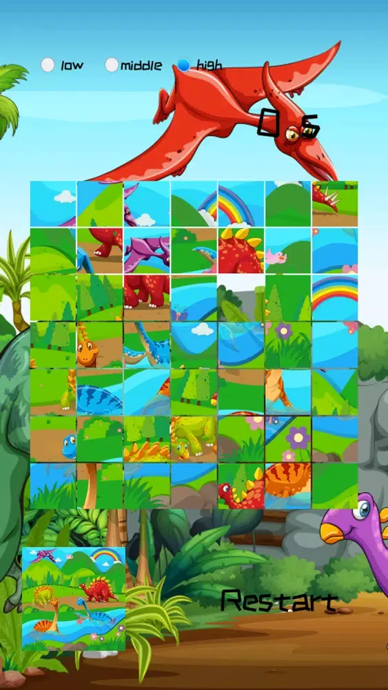 Screenshot di Dinosaur Kingdom Jigsaw
